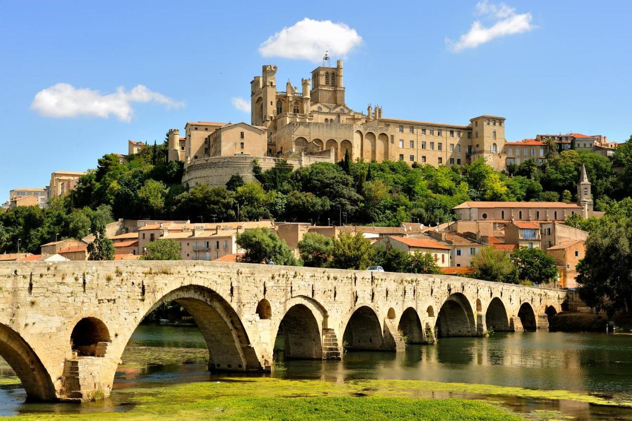 "Le Colombier"-Meuble De Tourisme 3 Etoiles -Residence "Les Logis De Beziers"-Garage Optionnel-Coeur De Ville-Plages A 16Km ! エクステリア 写真