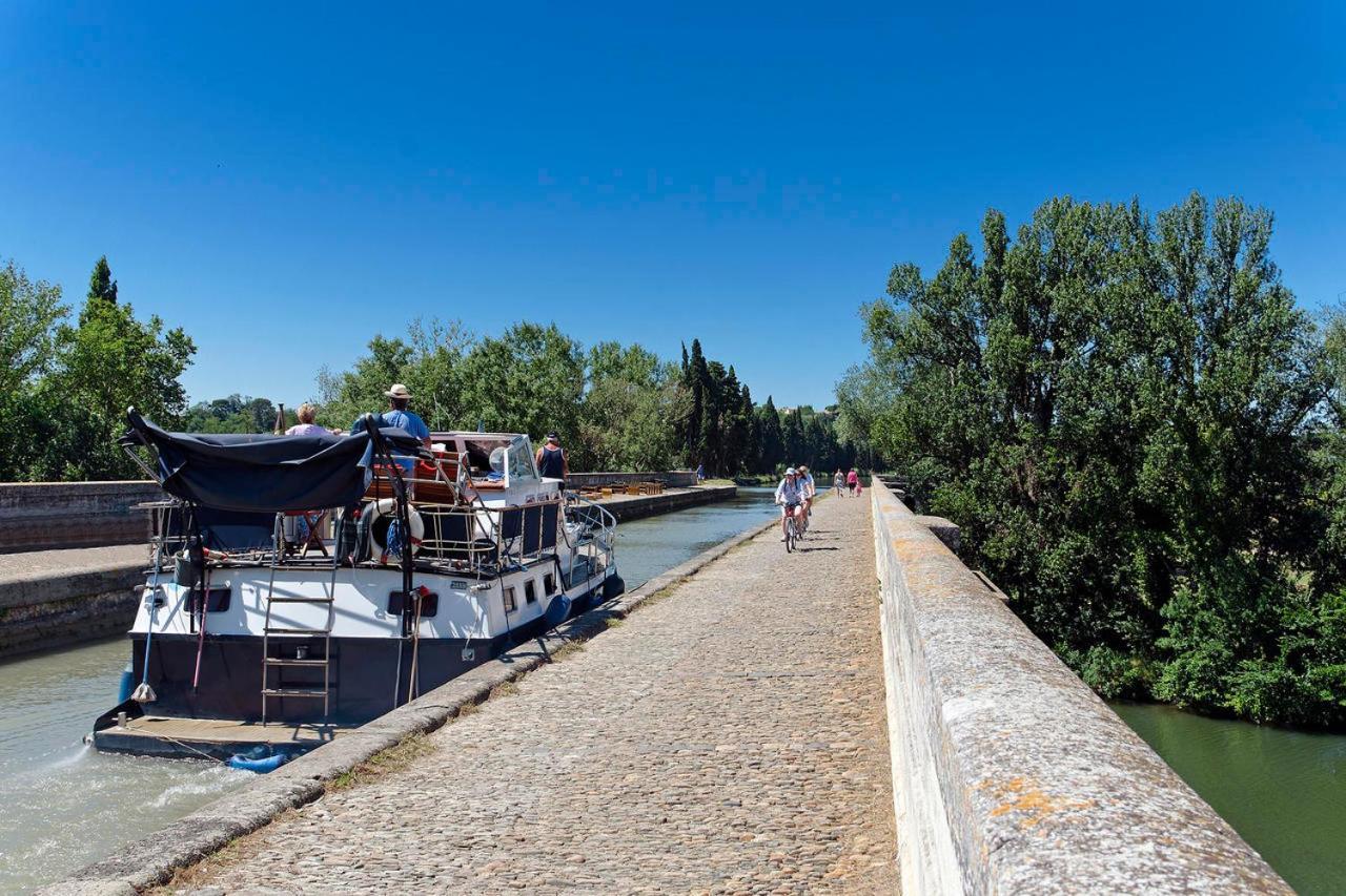 "Le Colombier"-Meuble De Tourisme 3 Etoiles -Residence "Les Logis De Beziers"-Garage Optionnel-Coeur De Ville-Plages A 16Km ! エクステリア 写真