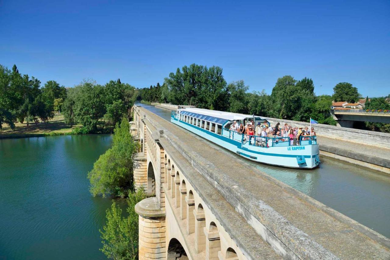 "Le Colombier"-Meuble De Tourisme 3 Etoiles -Residence "Les Logis De Beziers"-Garage Optionnel-Coeur De Ville-Plages A 16Km ! エクステリア 写真